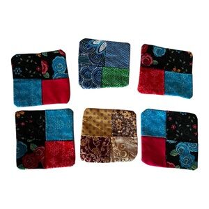 Colorful Patchwork Coasters Set